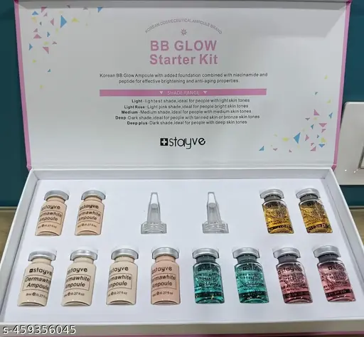 Korean BB Glow Bridal Starter Kit (8ml × 12pcs) |SHADE