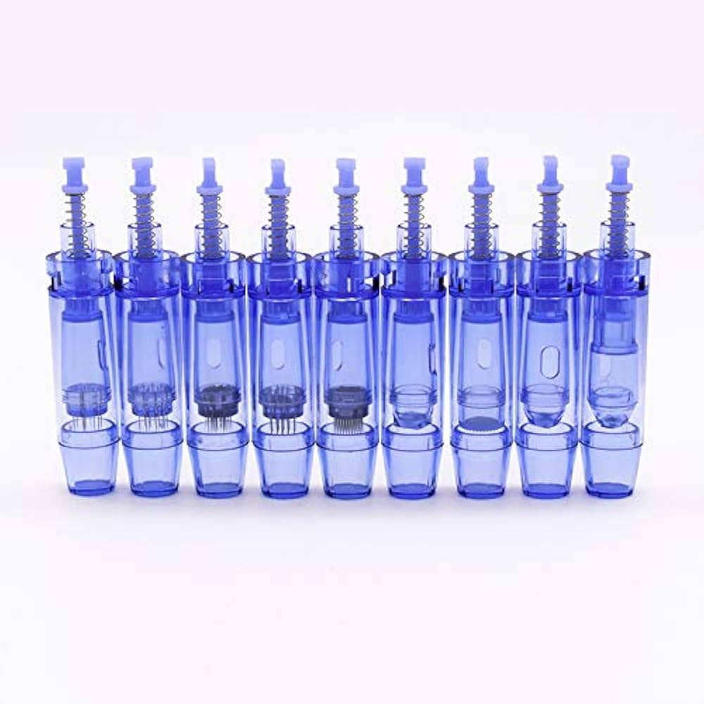 skeora dr Derma Pen Ultima A1/ A6 Microneedling Replacment NANO Cartridge Needles Round I 3D I 5D Micro Needle/Cartridge for Ultima A1/A6/M5/M7/N2 (A6 Nano Round, Pack of 5) - Image 2